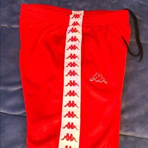 Kappa pants (red colored). Great condition.